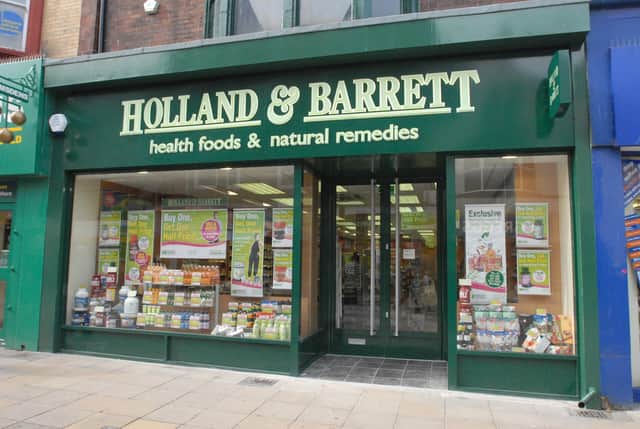 Holland and Barrett in King Street.