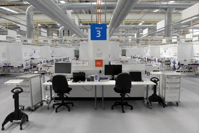 The NHS Nightingale Hospital North East's Ward 3.