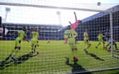 Martin Dubravka of Newcastle United tips a shot over the bar during the Premier League match between West Bromwich Albion and Newcastle United at The Hawthorns on March 07, 2021 in West Bromwich, England.
