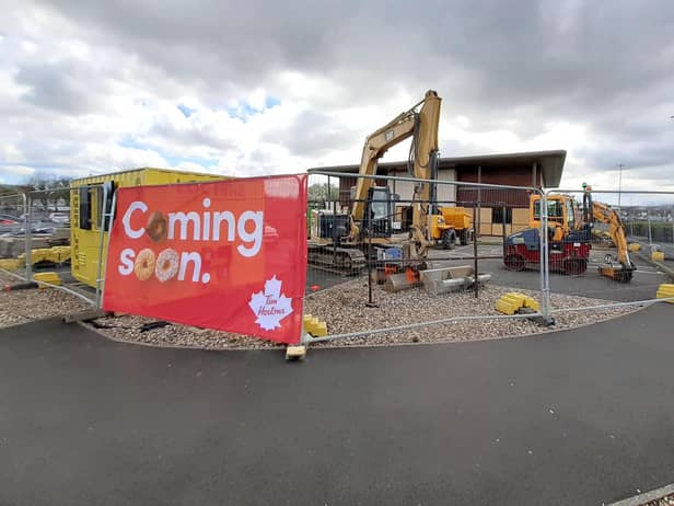 Work is being carried out at the Tim Hortons cafe  site at the Galleries in Washington, which used to be a Frankie and Benny's restaurant.