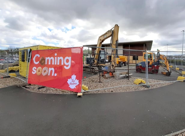 Work is being carried out at the Tim Hortons cafe  site at the Galleries in Washington, which used to be a Frankie and Benny's restaurant.
