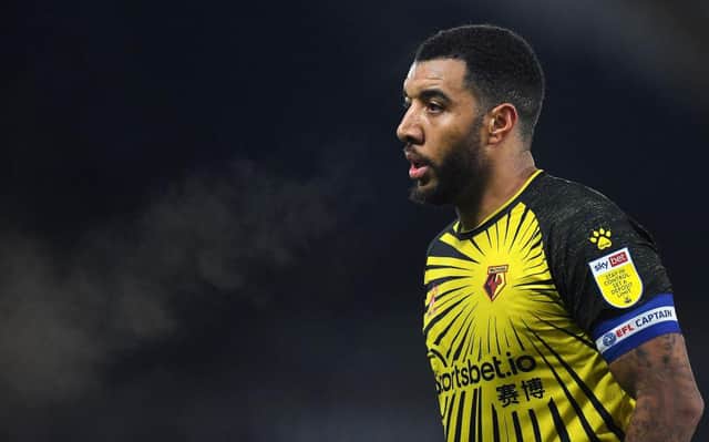 Watford striker Troy Deeney. (Photo by Harry Trump/Getty Images)