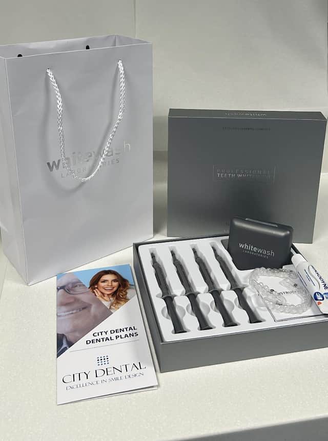 A teeth-whitening kit.