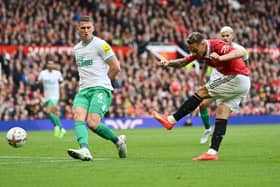 Antony has returned to training and is expected to feature for Manchester United this weekend (Photo by Dan Mullan/Getty Images)