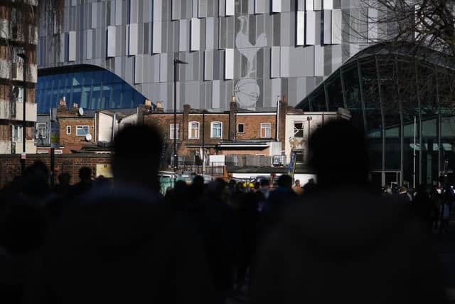 The Tottenham Hotspur Stadium.