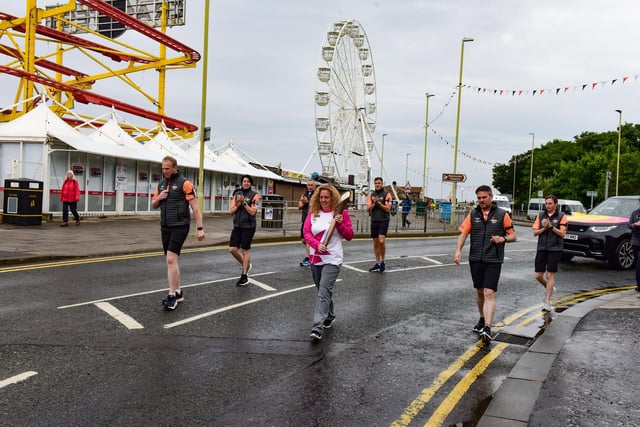 The Queen's Baton Relay in South Tyneside.