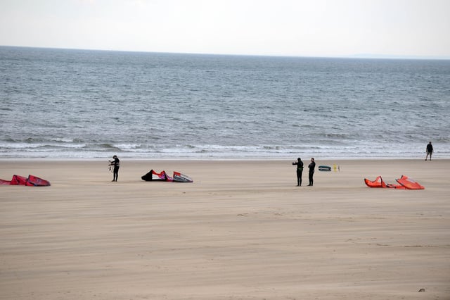 At least the kite surfers will be happy