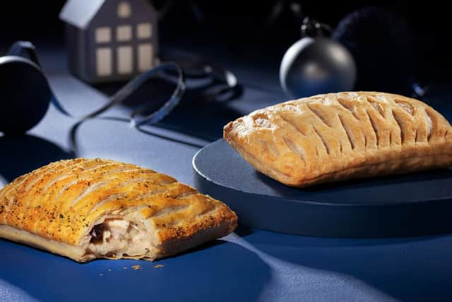 The Greggs Festive Bake and Vegan Festive Bake will be back in shops on Thursday, October 10. Picture: Greggs.