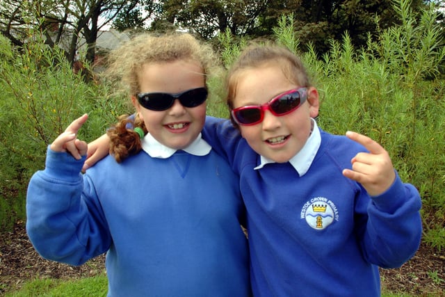 These pupils were helping with an event to raise money for local guide dogs. Were you there for the 2007 fundraiser?