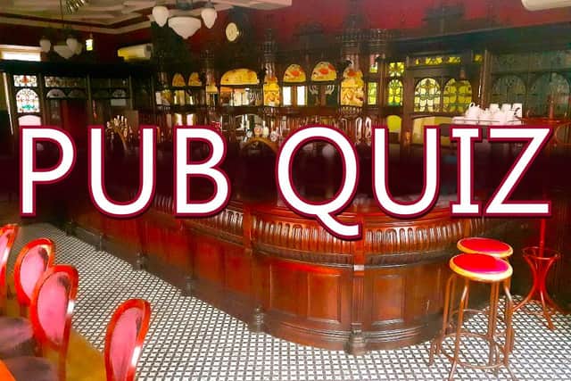 Our 'pub' quiz should keep you amused for a while.