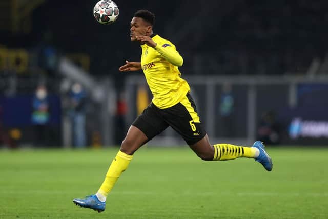 Dan-Axel Zagadou of Borussia Dortmund (Photo by Lars Baron/Getty Images)