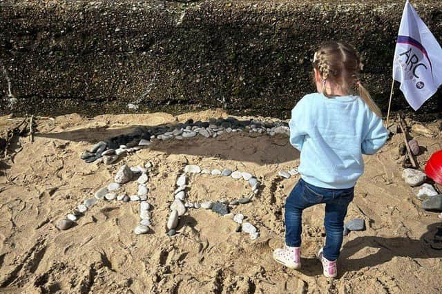 Children and their families enjoyed a day of celebration on Roker Beach