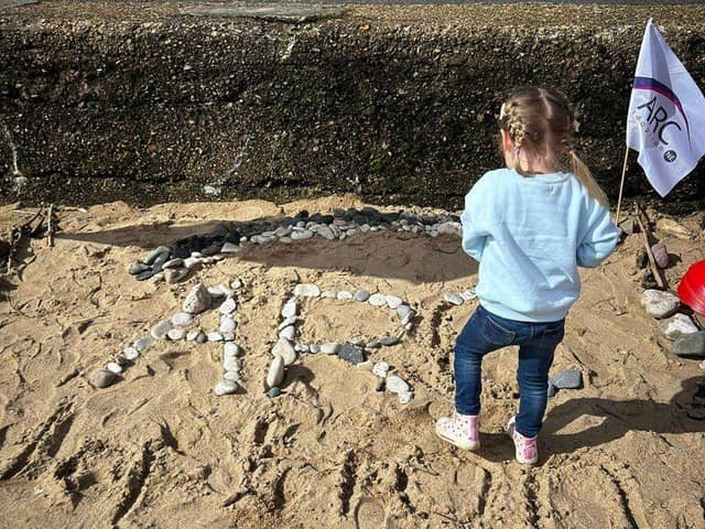 Children and their families enjoyed a day of celebration on Roker Beach