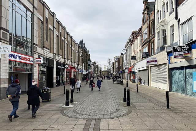 King Street, South Shields, during the coronavirus lockdown.