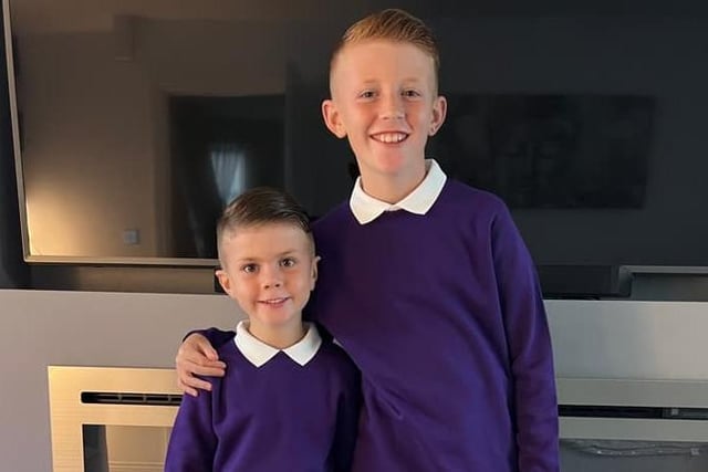 Back to school in South Tyneside. Archie going into Year 2 and Albie going into Year 5.