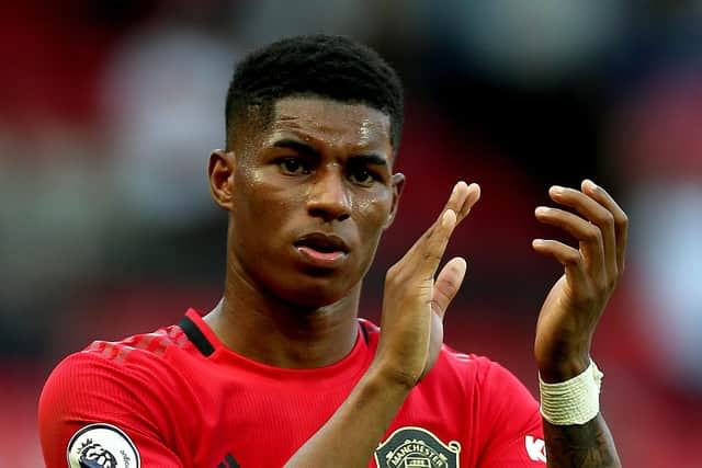 Manchester United's Marcus Rashford campaigned for the Government to extend its free school meal scheme during the holidays.