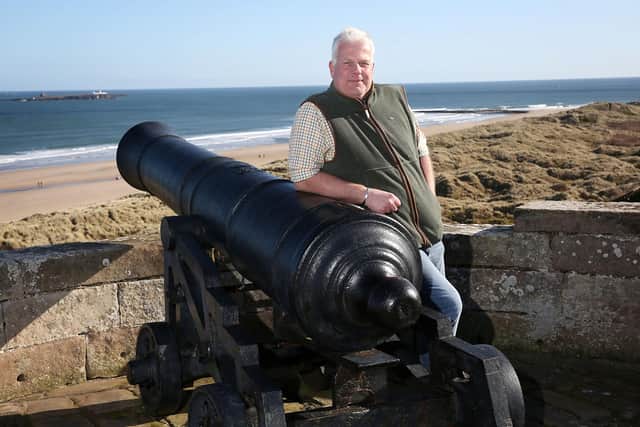 Francis Watson-Armstrong, owner of Bamburgh Castle.