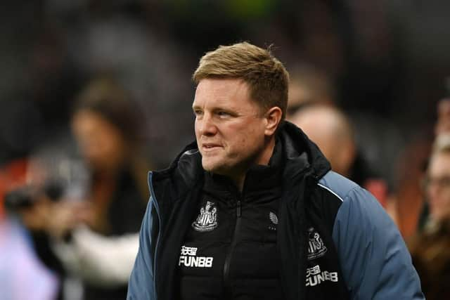 Newcastle United head coach Eddie Howe.