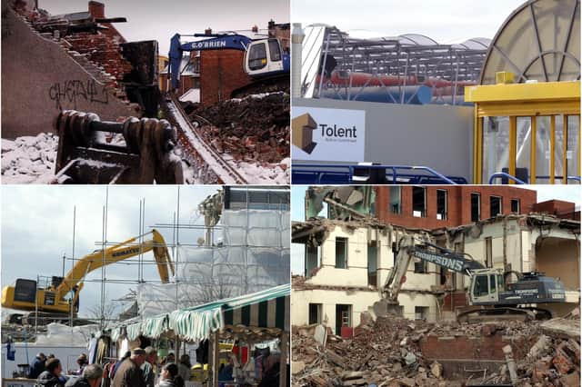 How many of these buildings did you see as they were demolished?