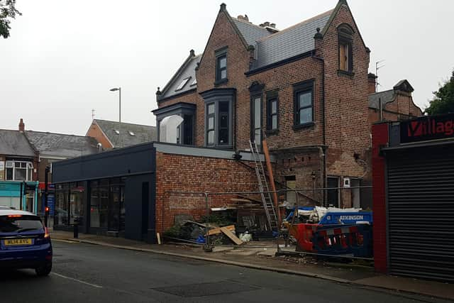 Proposed site for two new retail units, Moor Lane, Harton, South Shields