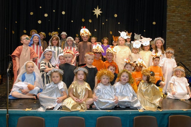 These little stars were a big hit in the Nativity 16 years ago.