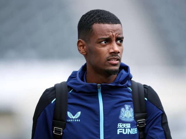 Newcastle United striker Alexander Isak.