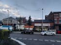 The taxi rank in South Shields town centre.