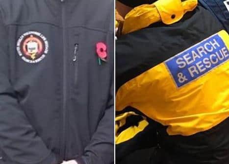 Photos of the jackets shared by Brandon Evitt as he appeals to get them back.