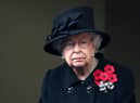 The Queen will miss the Remembrance Sunday service at the Cenotaph in London due to a back sprain. Photo: Getty Images.