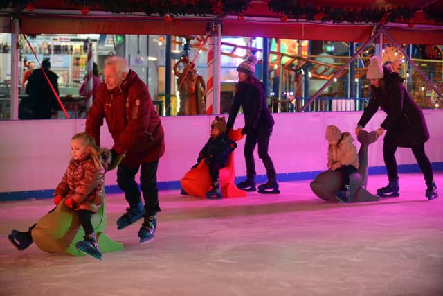 Winter wonderland launches for the first time at Ocean Beach Pleasure Park with an ice rink.