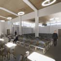 A CGI of how the remodeled chapel will look.