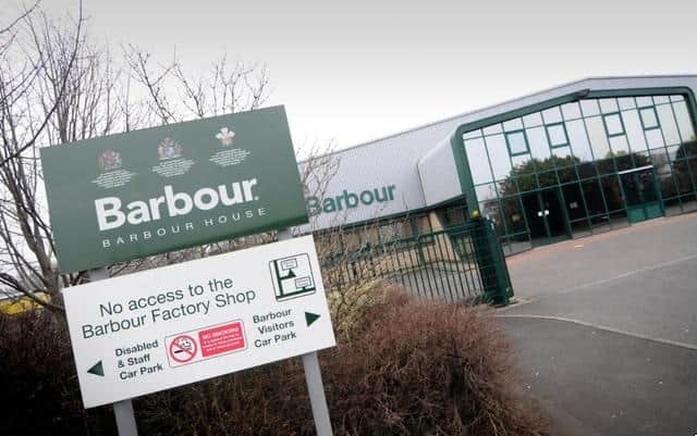 The Barbour factory in South Shields is producing PPE.