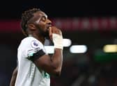 Newcastle United winger Allan Saint-Maximin.