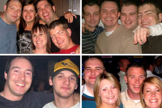 Happy faces galore are young among them?