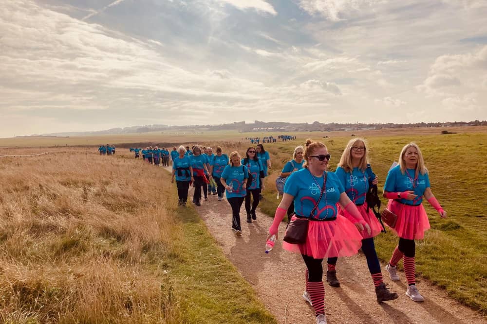 The walk is the first in two years after last year's event was cancelled due to covid.