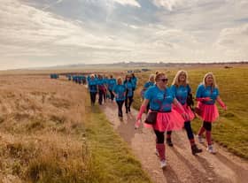 The walk is the first in two years after last year's event was cancelled due to covid.