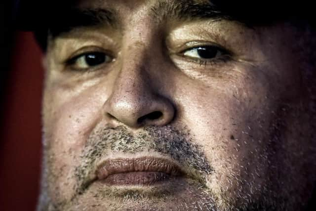 Diego Maradona. (Photo by Marcelo Endelli/Getty Images)