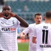  Borussia Monchengladbach attacker Marcus Thuram. (CalcioMercato)(Photo by Lars Baron/Getty Images)