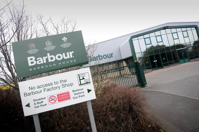 The Barbour factory. The company has applied for planning permission to expand its facilities.