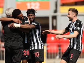 Newcastle United midfielder Joe Willock has impressed during his loan spell from Arsenal. (Photo by Clive Brunskill/Getty Images)
