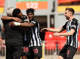 Newcastle United midfielder Joe Willock has impressed during his loan spell from Arsenal. (Photo by Clive Brunskill/Getty Images)