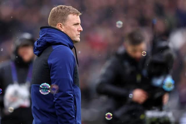 Newcastle United head coach Eddie Howe.