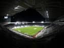 General view inside the stadium prior to the Premier League match between Newcastle United and Wolverhampton Wanderers at St. James Park on February 27, 2021 in Newcastle upon Tyne, England.