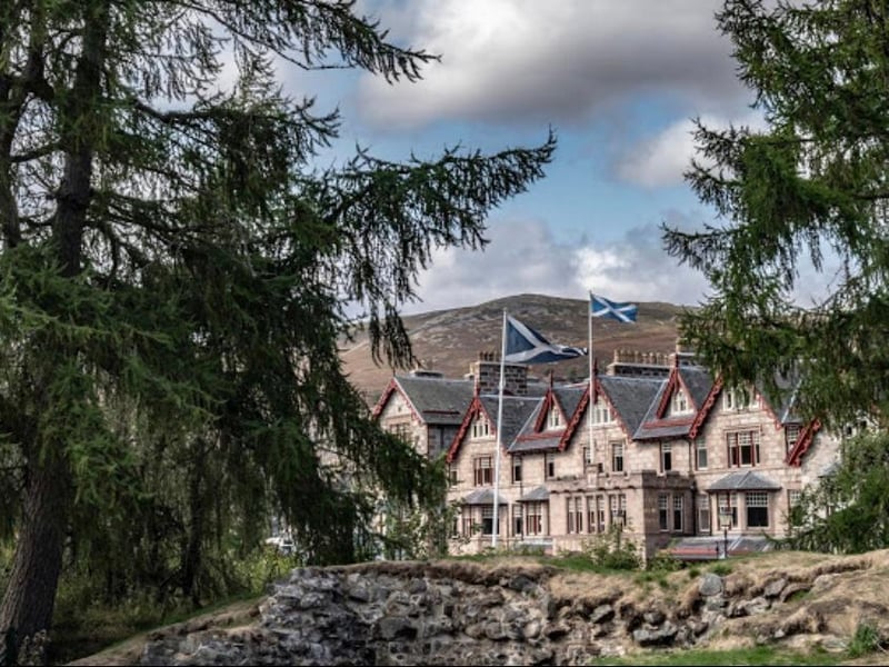 The Highland Hotel, recommended by Steve Mcneney, is one of the most prominent landmarks in Braemar.