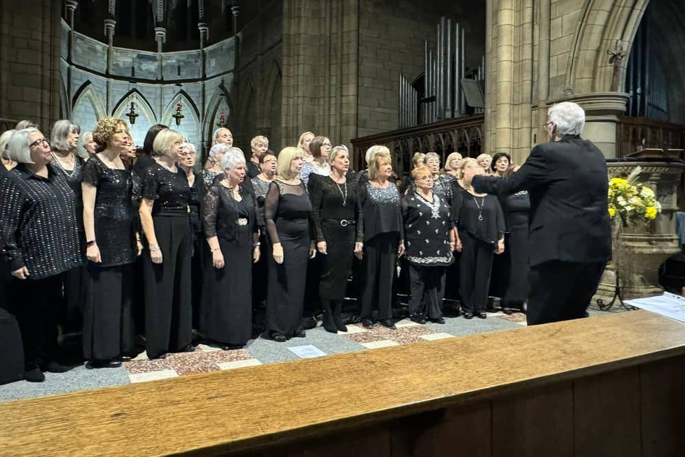 Chorus group Tyneside A Cappella.