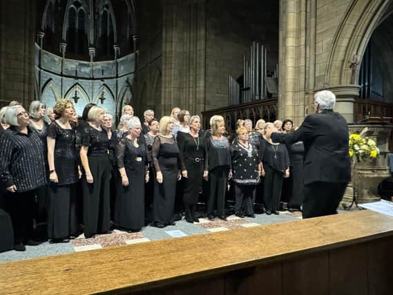 Chorus group Tyneside A Cappella.