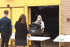 At the count