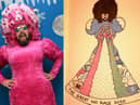 Colin Burgin-Plews aka Big Pink Dress and his design for the Great No Race dress.