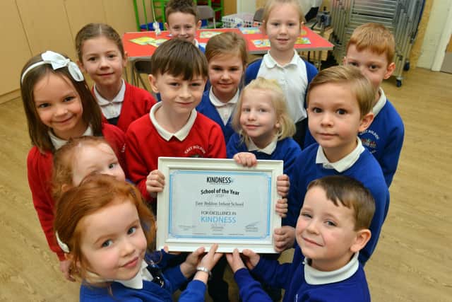 East Boldon Infants have been awarded The Schools Kindness UK award