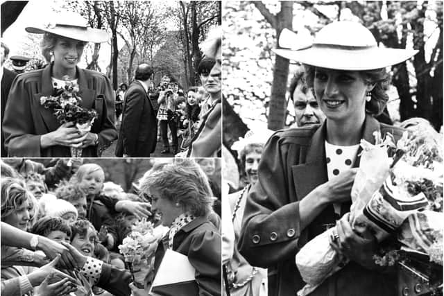Memories of Diana's visit to South Tyneside.